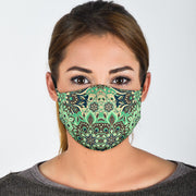 Floral Boho Mandalas P7 - Face Mask