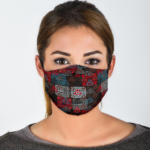 Abstract Ethnic P14 - Face Mask