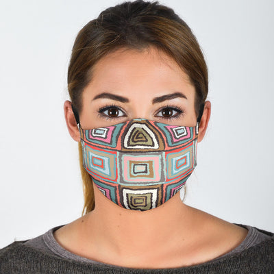 Abstract Ethnic P17 - Face Mask