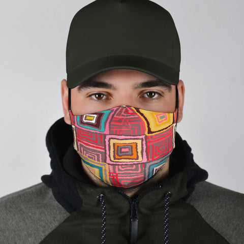Abstract Ethnic P15 - Face Mask