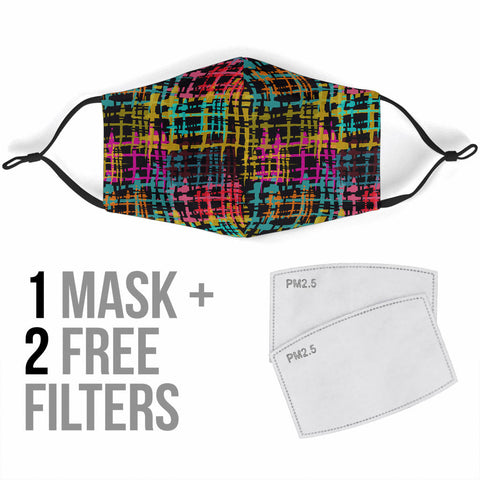 Abstract Ethnic P12 - Face Mask